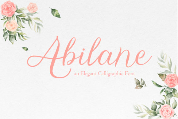 Abilane: A Calligraphic Font for Eye-Catching Campaigns