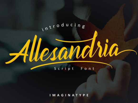 Allesandria: A Handwritten Font for Editorial Elegance