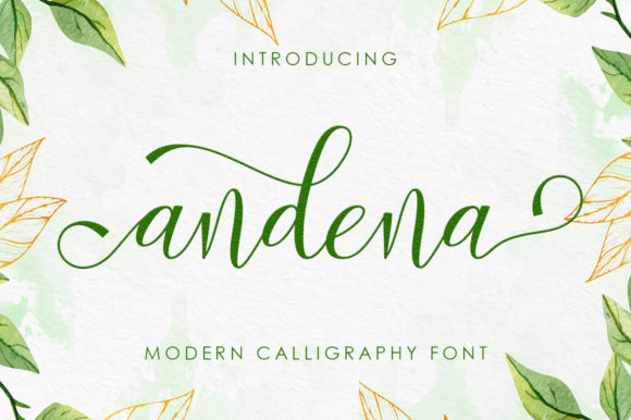 Andena: A Handwritten Font for Creative Makers