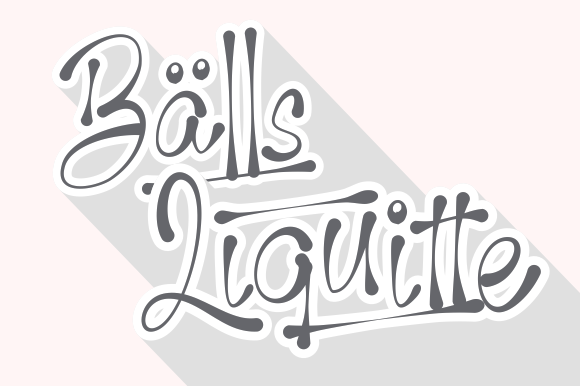 Balls Liquitte: A Handwritten Font for Creative Web Design