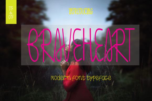 Braveheart: A Handwritten Font for Editorial Elegance