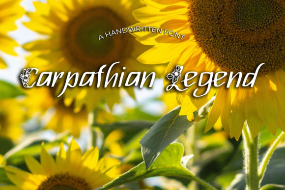 Carpathian Legend: A Handwritten Font for Elegant Branding