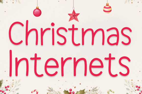 Christmas Internets: A Handwritten Font for Crafters
