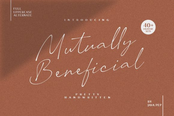 Discover the Elegance of Mutually Beneficial Font