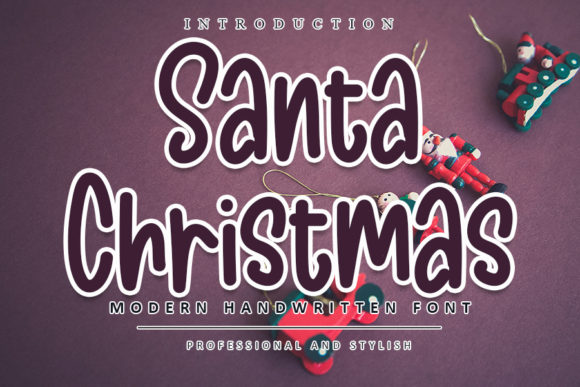 Enhance Your Editorial Design with Santa Christmas Font