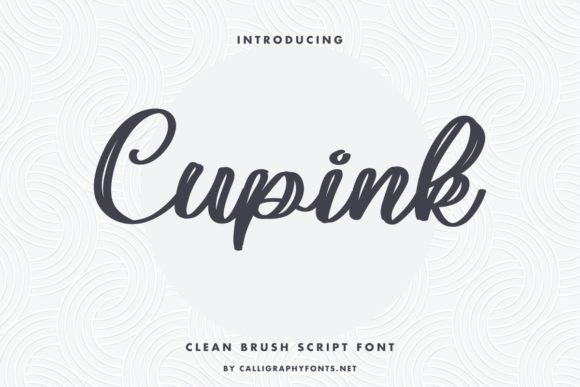 Enhance Your Web Design with Cupink: A Stylish Script Font