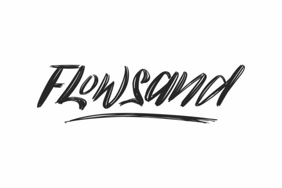 Flowsand: A Handwritten Font for Polished Branding