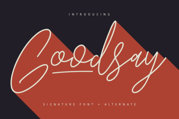 Goodsay: The Elegant Handwritten Font for Eye-Catching Designs