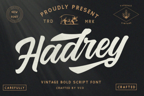 Hadrey: A Charming Handwritten Font for Crafters