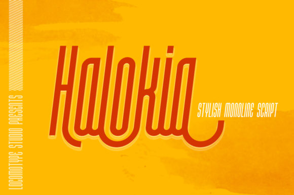 Halokia Font: Vintage Script Charm for Handmade Labels