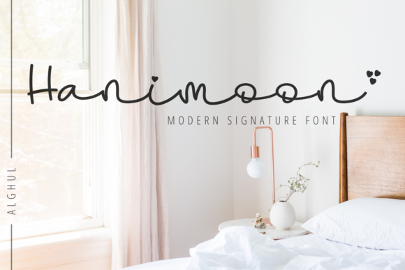 Hanimoon Font: Elegant Script for Digital Design