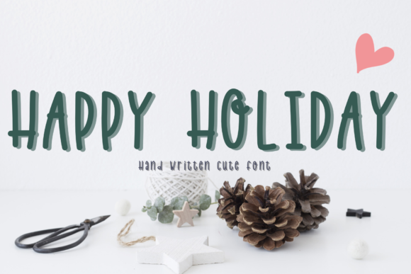 Happy Holiday: A Charming Handwritten Font for Web Design