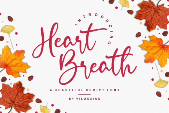 Heart Breath: A Charming Handwritten Font for Creative Branding