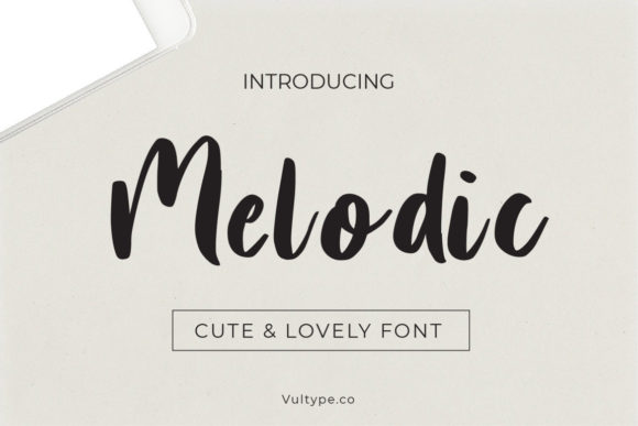 Introducing Melodic: A Bold and Dynamic Handwritten Font