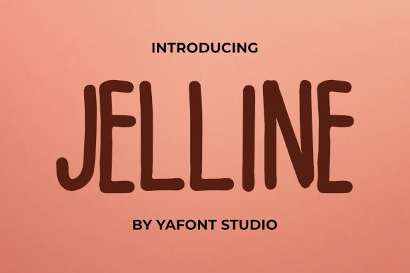 Jelline Font: A Handwritten Typeface for Digital Brands