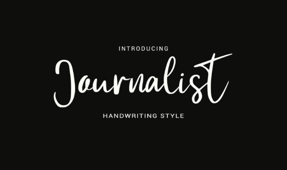 Journalist: A Handwritten Font for Distinctive Branding