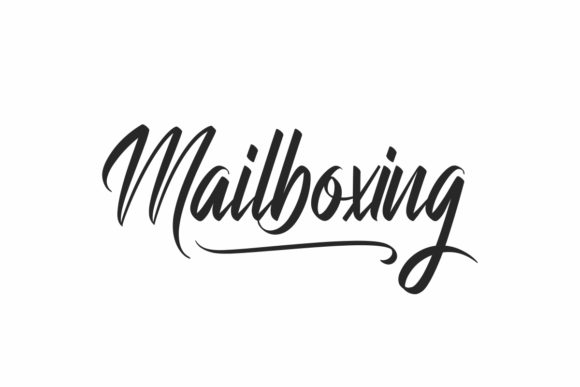 Mailboxing: A Smooth and Stylish Handwritten Font