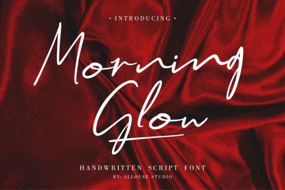 Morning Glow: A Charming Handwritten Font for Crafters