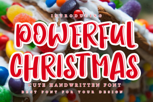 Powerful Christmas: A Bold Font for Editorial Brilliance