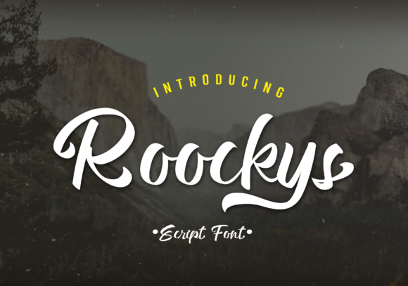 Roockys: A Bold and Flowing Handwritten Font for Web Design