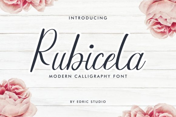 Rubicela: A Handwritten Font for Engaging Editorial Designs