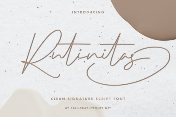 Rutinitas: A Delicate Handwritten Font for Makers
