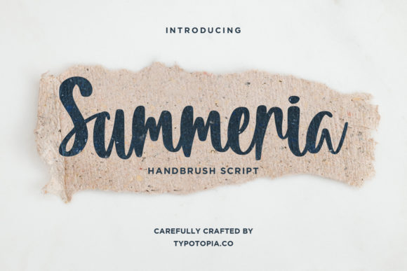 Summeria: A Bold and Fun Handwritten Font for Creative Projects
