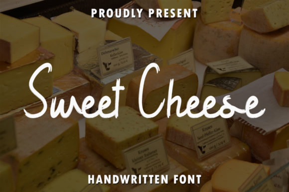 Sweet Cheese: A Handwritten Font for Elegant Editorial Design
