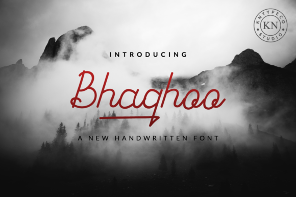 Unleash Creativity with Bhaqhoo: A Handwritten Font for Makers